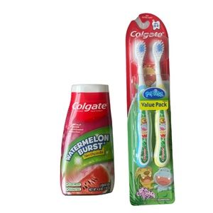 Kids Colgate toothbrush and Toothpaste Bundle Pack